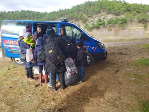 Çanakkale'de 28 düzensiz göçmen yakalandı