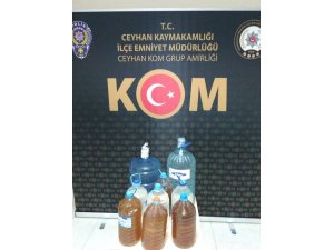Ceyhan’da kaçak içki operasyonu