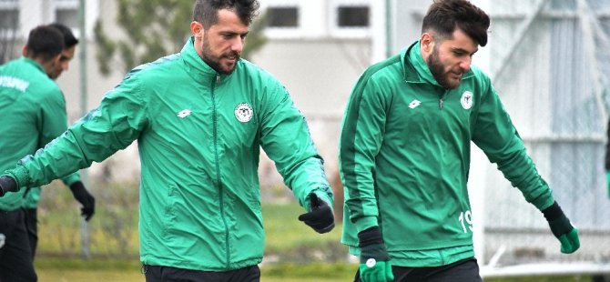 Konyaspor, A.Alanyaspor maçı hazırlıklarını sürdürdü