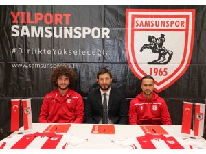 Samsunspor’da çifte imza