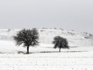 Konya’da yüksek kesimlere kar yağdı
