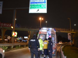 E-5’te dehşet saçtı, polis çağrılınca oğlunu bırakıp kaçtı