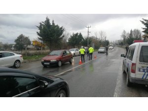 Polis silahları çekip yakaladı