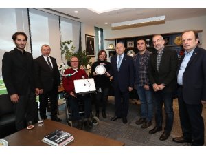 ALS MNH Derneği Başkanı İsmail Gökçek’ten Nihat Özdemir’e ziyaret