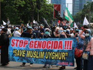 Endonezya'da Çin’in Uygurlara yönelik politikaları protesto edildi