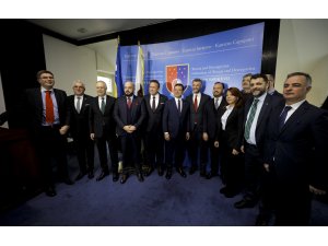 İBB Başkanı İmamoğlu, Saraybosna'da temaslarda bulundu