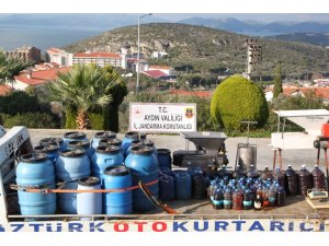 Jandarmadan kaçak içki operasyonu