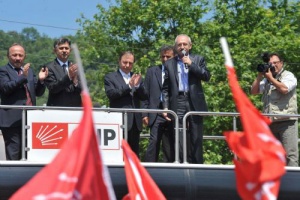 Zonguldak'ta CHP'ye destek istedi