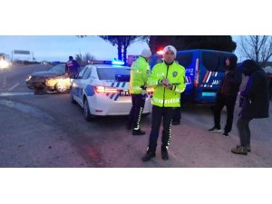 Ayvalık’ta trafik kazası: 1 yaralı