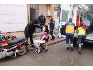 Sobadan sızan gazdan zehirlenen iki öğrenci tedavi altına alındı
