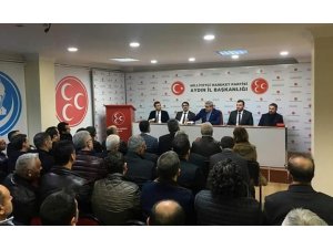 MHP İl Başkanı Alıcık ilçe başkanlarıyla ilk toplantısını yaptı