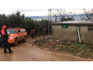 Bursa'da ekiplerin arazide aradığı çiftçi evine döndü