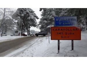 Kazdağları’nda kar yağışı hayatı olumsuz etkiliyor