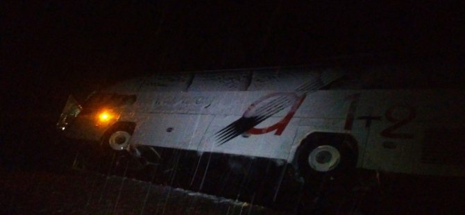 Konya’da yolcu otobüsü devrildi: 9 yaralı