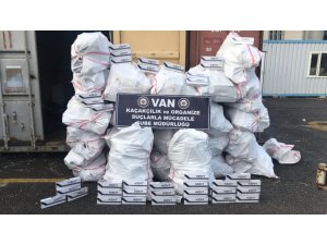 23 operasyonda 189 bin paket kaçak sigara ele geçirildi