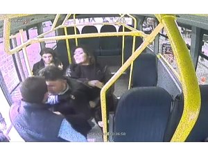 Kızını rahatsız ettiğini iddia ettiği şahsa anneden yumruk