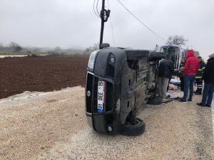 Hatay’da sis nedeniyle kaza: 2 yaralı