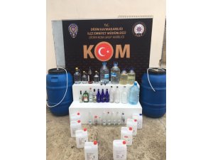Didim’de yılbaşı öncesi kaçak içki operasyonu