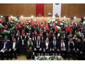 Hatay'da "Kudüs İçin Ayaktayız, Filistin İçin Buradayız" programı