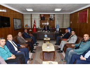 Federasyon temsilcilerinden Vali Akbıyık’a ziyaret