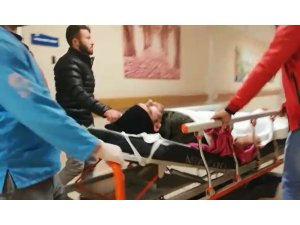 Baba oğul kavgasında kan aktı