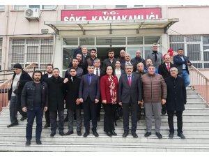 MHP İl Başkanı Haluk Alıcık Söke’de ziyaretlerde bulundu