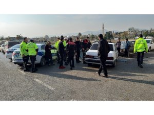 Polisten kaçan ehliyetsiz sürücü kaza yapınca yakalandı