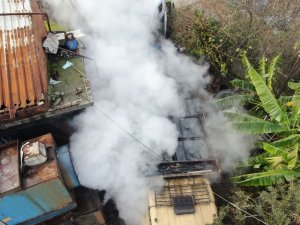 Kaçak rafineriye drone destekli operasyon