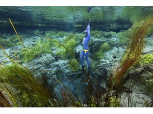 Dünya rekortmeni Birgül Erken Sakaryabaşı’nda nefes tuttu