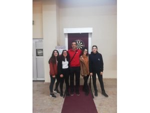 Gazi’nin sultanları dartta da birinci oldu