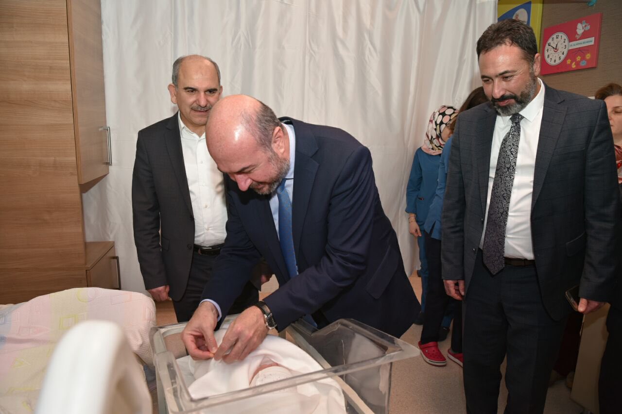 Konya’da 2020’nin ilk bebeği dünyaya geldi