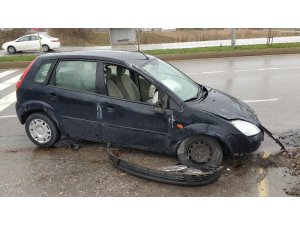 Samsun’da trafik kazası: 2 yaralı