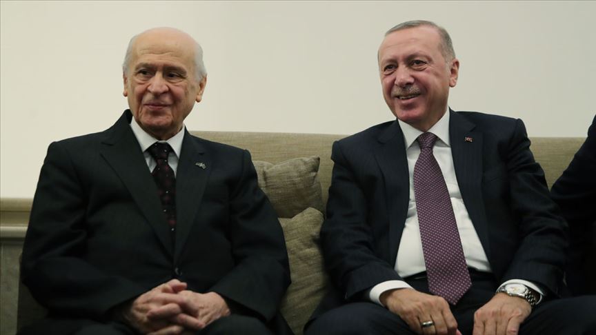 Cumhurbaşkanı Erdoğan ile MHP Genel Başkanı Bahçeli görüştü