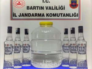 Jandarmadan sahte içki operasyonu