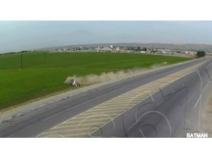 Batman’da trafik kazaları kameralara yansıdı