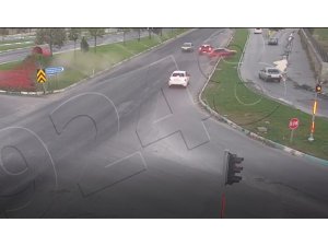 Kütahya’da saniye saniye kaza anları
