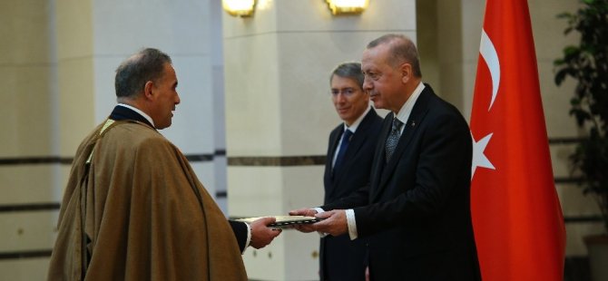 Cumhurbaşkanı Erdoğan, Cezayir Büyükelçisini kabul etti