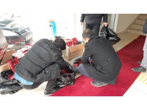 Adıyaman’da kaçak nargile tütünü operasyonu