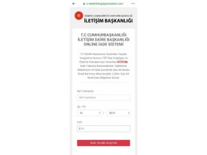 Cumhurbaşkanlığı Logosu ile dolandırıcılık