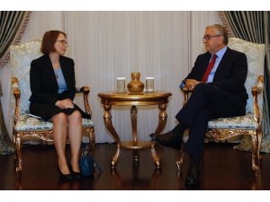 KKTC Cumhurbaşkanı Akıncı, ABD Büyükelçisi Garber'i kabul etti