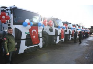 Kartepe Belediyesi’nin 11 yeni aracı hizmete başladı