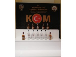 Kırşehir’de,  sahte içki operasyonu: 1 gözaltı