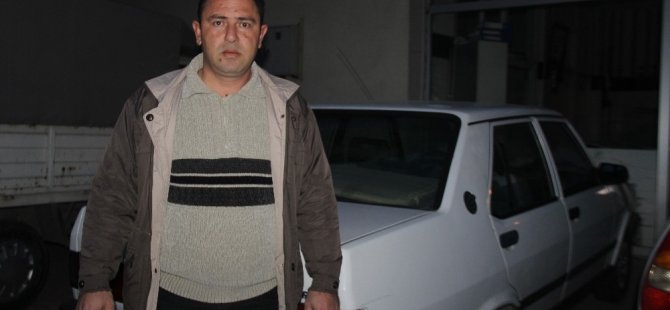 Aracın kaputunu kırıp 40 saniyede akü çaldılar