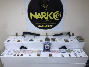 Gaziantep’te uyuşturucu operasyonu 24 gözaltı