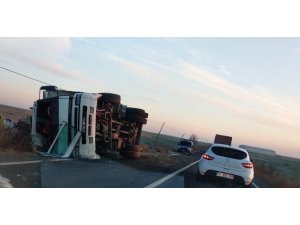 Köy yolunda talihsiz kaza