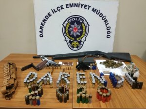 Malatya’da uyuşturucu ve silah ele geçirildi