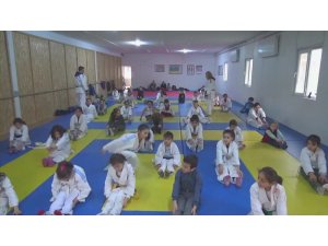 Bir ilçeye judoyu sevdirdiler