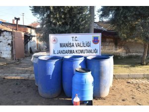 Jandarmadan kaçak alkol operasyonu