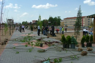 Kulu Belediyesi'nden park çalışması