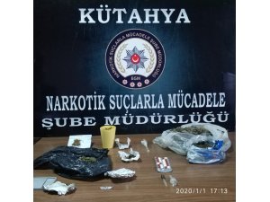 Kütahya’daki uyuşturucu operasyonuna 2 tutuklama